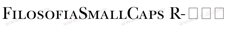 FilosofiaSmallCaps R字体转换